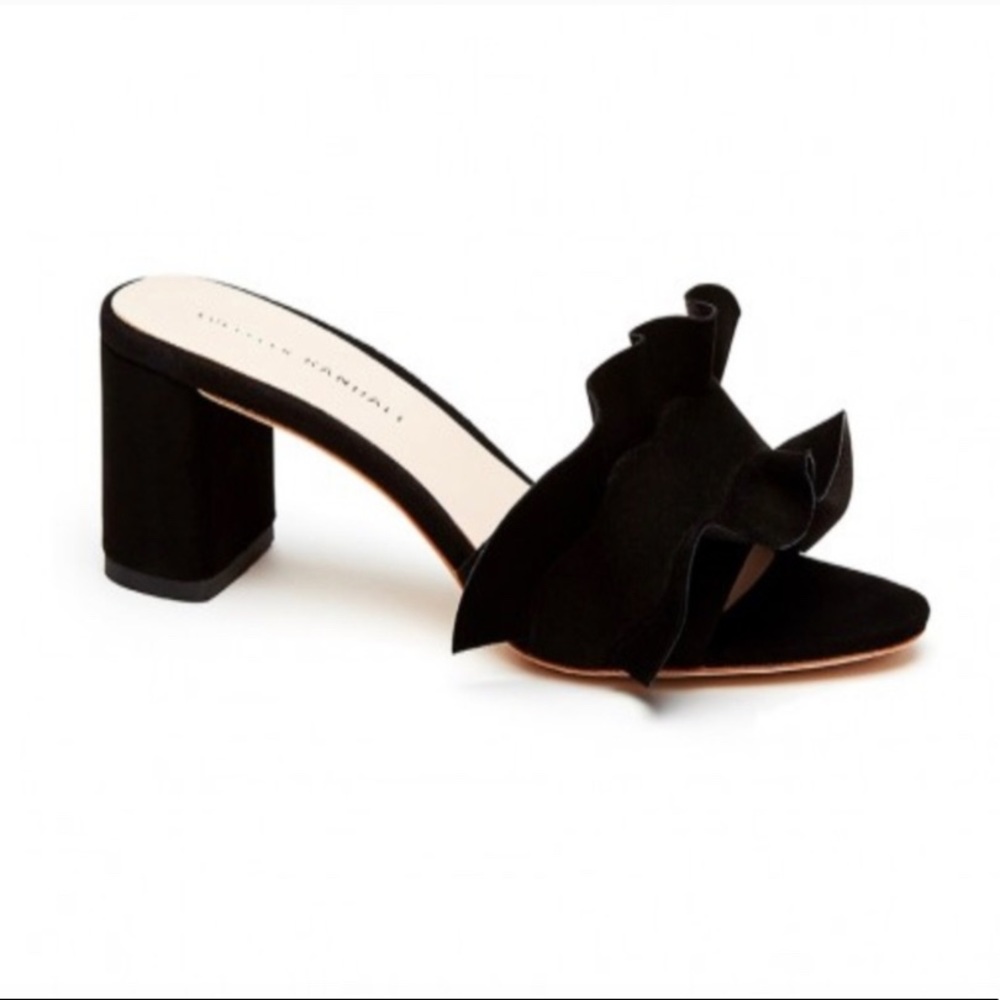 Loeffler Randall Vera Sandal - Black Suede